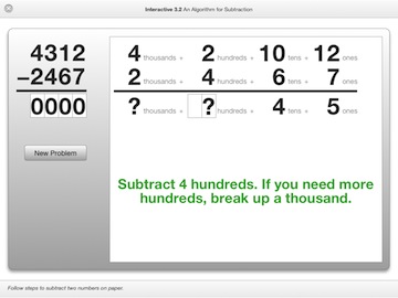 subtraction algorithm